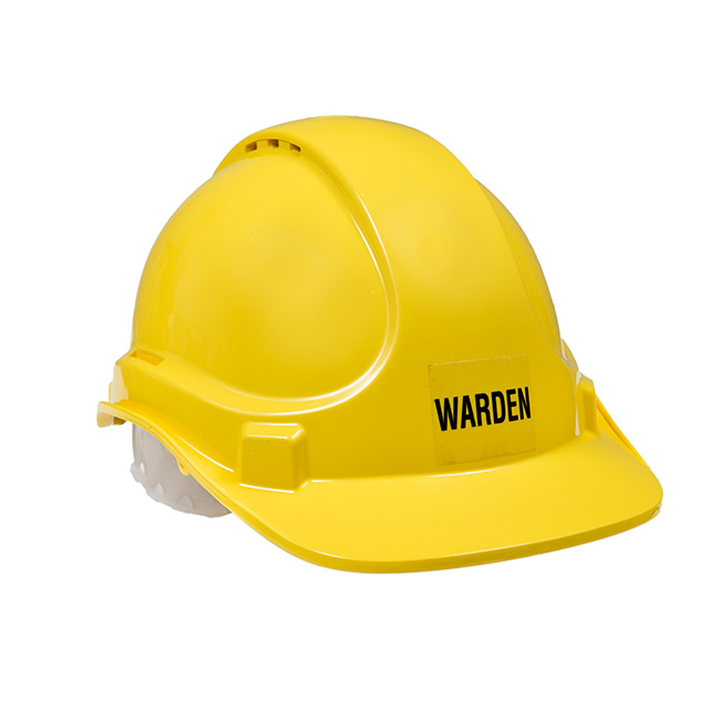 Yellow Warden Hard Hat